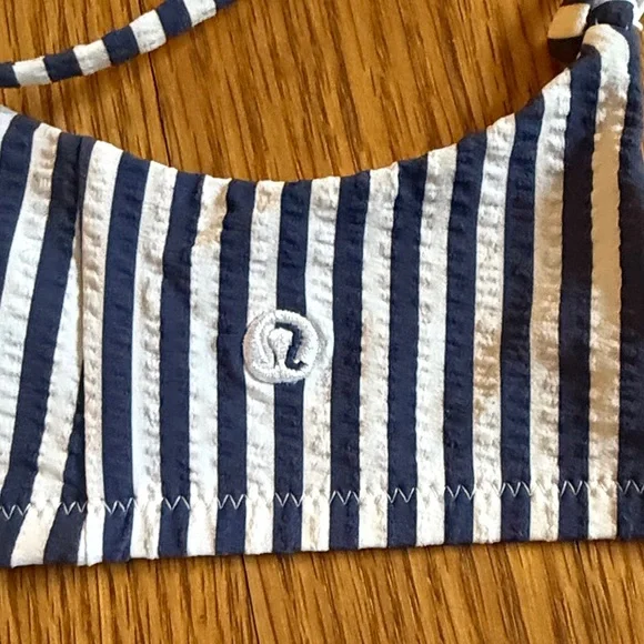 Lululemon Athletica Navy and White Striped Bikini - Picture 4 of 6